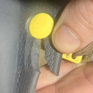 This sports strap ripped out of its hole after less than 100 days 